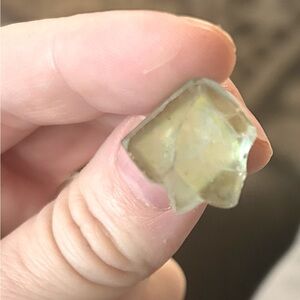 Vintage, crystal earrings